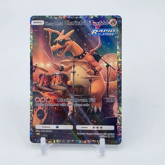 CHARIZARD ROCK STAR Card CHARIZARD Card CHARIZARD Pokemon READ DESCRIPTION BELOW - Picture 1 of 2